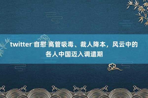 twitter 自慰 高管吸毒、裁人降本，风云中的各人中国迈入调遣期