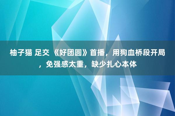 柚子猫 足交 《好团圆》首播，用狗血桥段开局，免强感太重，缺少扎心本体