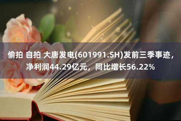 偷拍 自拍 大唐发电(601991.SH)发前三季事迹，净利润44.29亿元，同比增长56.22%