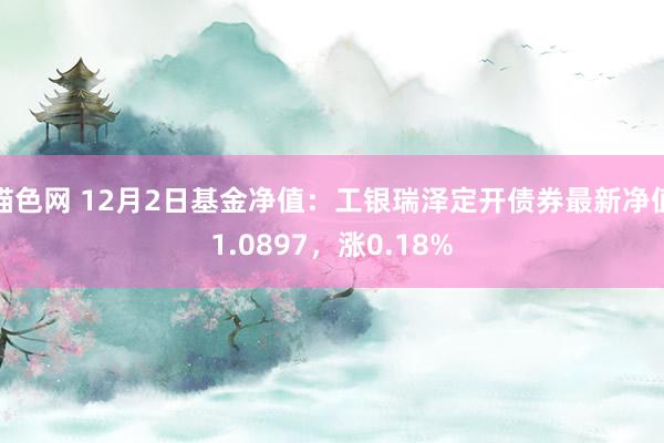 猫色网 12月2日基金净值：工银瑞泽定开债券最新净值1.0897，涨0.18%