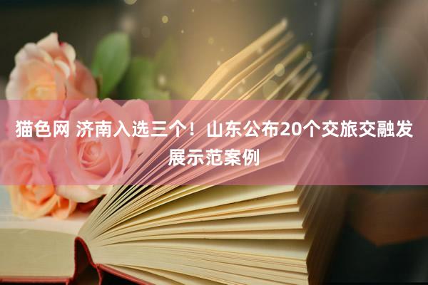 猫色网 济南入选三个！山东公布20个交旅交融发展示范案例