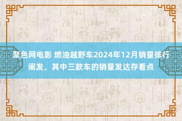 聚色网电影 燃油越野车2024年12月销量排行阐发，其中三款车的销量发达存看点